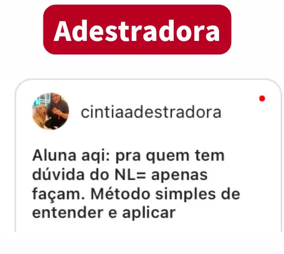 Depoimento de adestradora