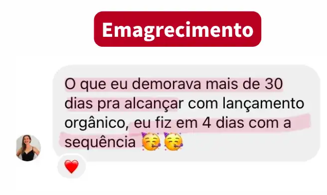 Depoimento de emagrecimento