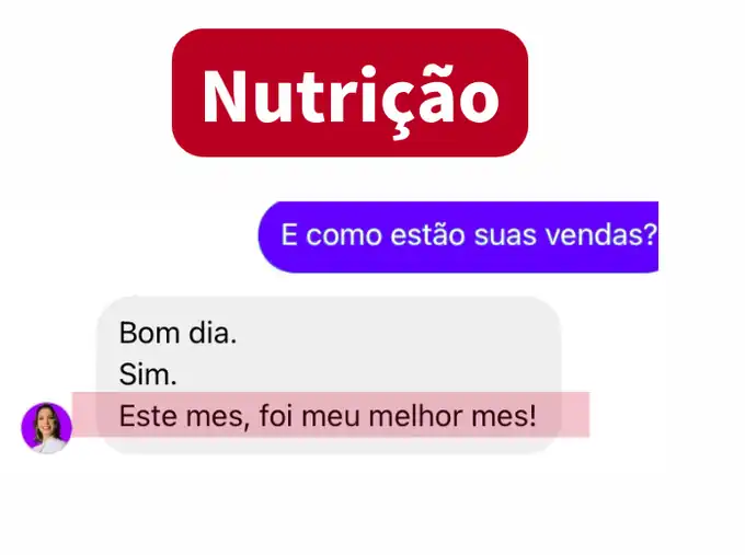 Depoimento de nutrição