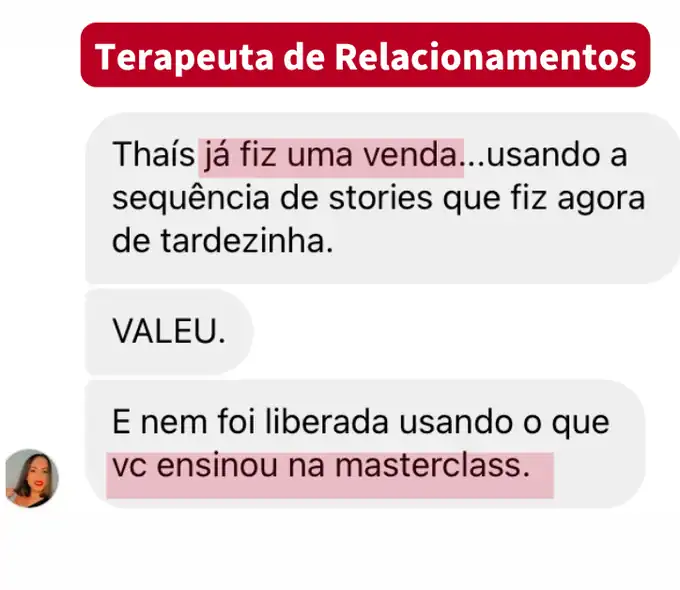 Depoimento de terapeuta de relacionamentos