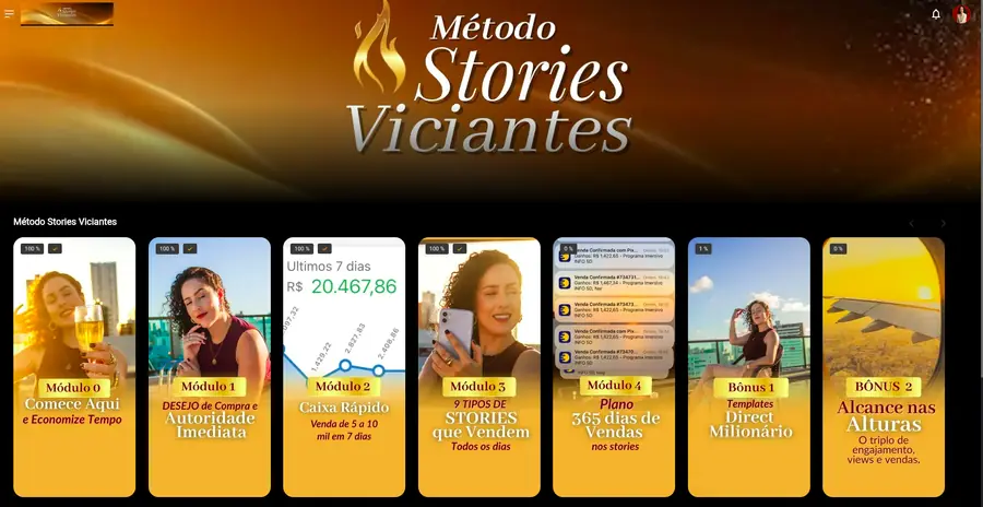 Mockup do Método Stories Viciantes